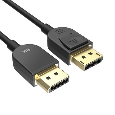 China Car Tezy Top Sale Displayport 1.4 8k Cable 3D HD 3M 8K 4K DP to DP Cable for PC HDTV for sale