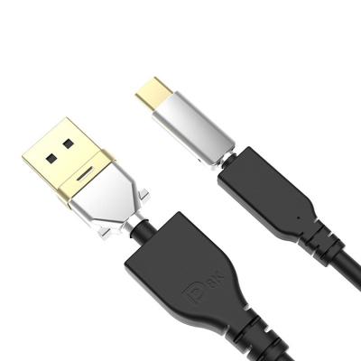 China Tezy Car Wholesale Premium High Resolution Usb 3.1 Usb 8K Type C HDR 32.4 Gpbs To DisplayPort Cable for sale