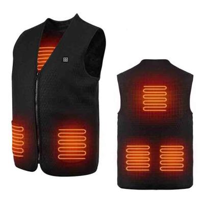 China Anti-Shrink Element 5 Pcs Heating Pads Outdoor Heated Vest Clothes USB Warmer Filling Heated Vest for sale