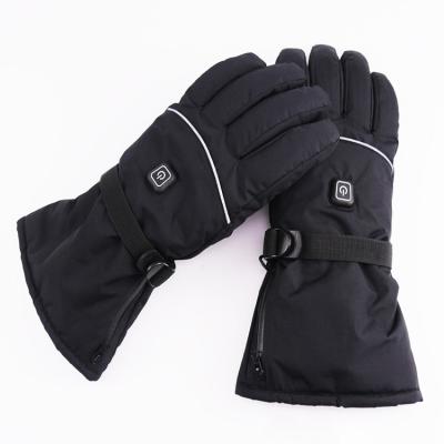 China Recycling Motorcycle Ski Gloves With Battery Case Hot Adjustable Temperature Three-speed Hand Ski Golve Popular USB for sale