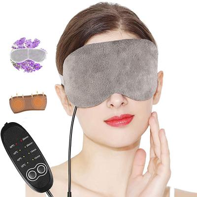 China Dark Circles Eye Care Therapy USB Passionate Relieve Dry Eye Mask Steam Heat Sleep Warm Eye Mask With Rubber Bands for sale