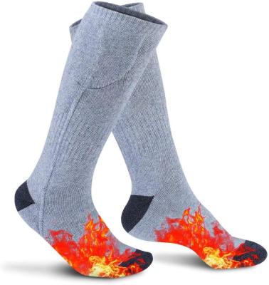 China Winter Sports Unisex Heating Socks Rechargeable Battery Warm Health Breathable Heating Socks for sale