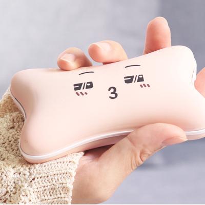 China USB Fast Hot Reusable Custom Electric Rechargeable Cute Pocket Support Charging Portable Hand Warmer Power Bank for sale