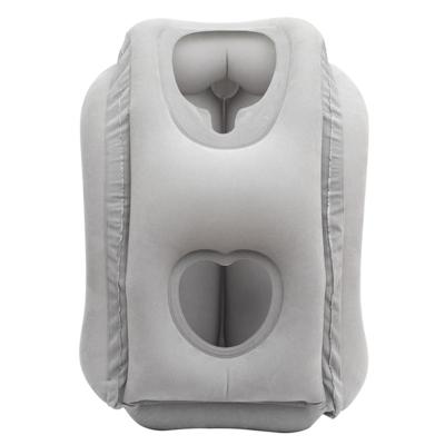 China Apnea Patented Design Inflatable Airplane Travel Air Pillow for sale