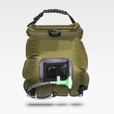 China 20L Portable Wholesale Camp Shower Sun Heated Bag For Outdoor Hiking for sale