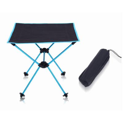 China Portable Light Weight Camping Aluminum Outdoor Portable Folding Picnic Table With Carry Bag for sale