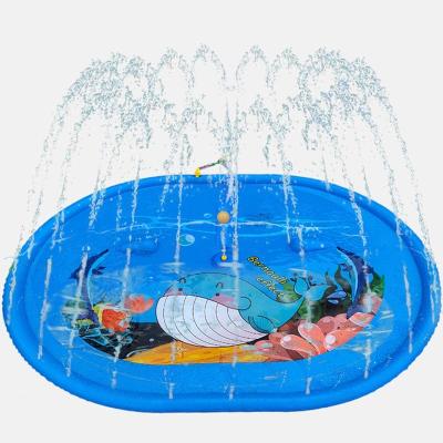 China Outdoor Friendly PVC Inflatable Sprinkler Splash Pad Ambient Entertainment Children's Inflatable Toys Sprinkle Splash Pad for sale