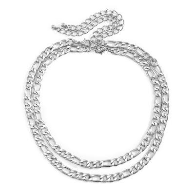 China Hot Selling Plain Necklace Amazon Christmas Metal Snake Bone Flat Necklace for sale