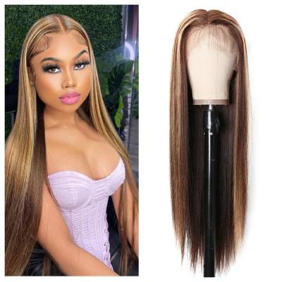 China Body Wave straight lace front wigs human hair pre plucked colored wigs  vietnamese raw hair 13x6 hd human hair lace front wigs for women for sale