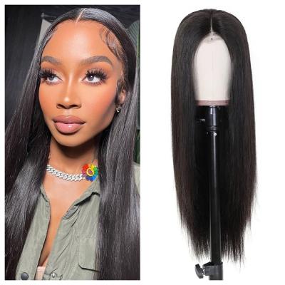 China French Curl YRM high quality lace front wigs human hair pre plucked 40 inch human hair full lace front wig bone straight human hair wig for sale