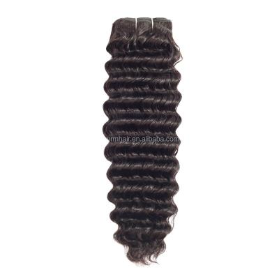 China Kinky Curl Brazilian Virgin Hair Deep Wave 14 16 18 20 100% Unprocessed Human Hair Bundles Curly Hair Extensions Double for sale