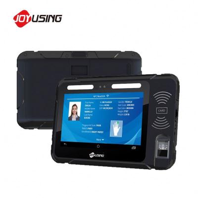 China Waterproof PDA 2D Tablet Fingerprint NFC RFID Scanner Face Recognition Authentication Biometric Identification for sale