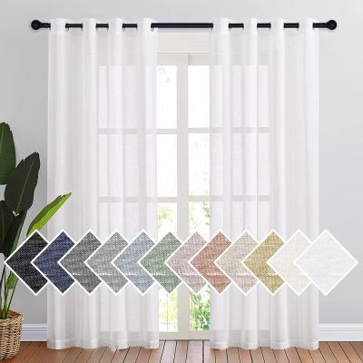 China Custom Nordic White Fairy Air Gauze Curtain Summer Insulated Floating Living Room Bedroom Mosquito Repellent and Dustproof Gauze Curtain for sale