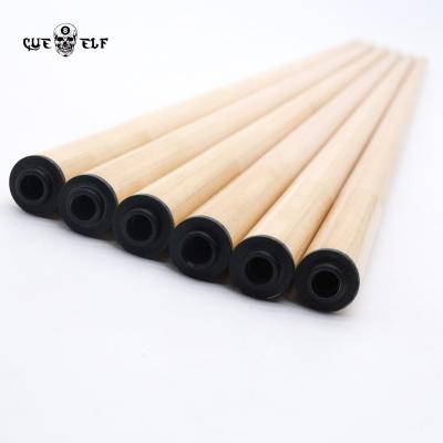 China Maple Cueelf 12mm Radial Piloted Custom Hard Maple Carbon Wood Laminate Tube Full Inside Shaft For Carom Replica Pool Cue for sale