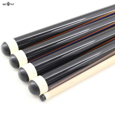 China Factory Price Modern Maple Cueelf Shaft Carom Decal Wooden Single Billiard Cue, Sticker Carom Replica With Radial Joint for sale