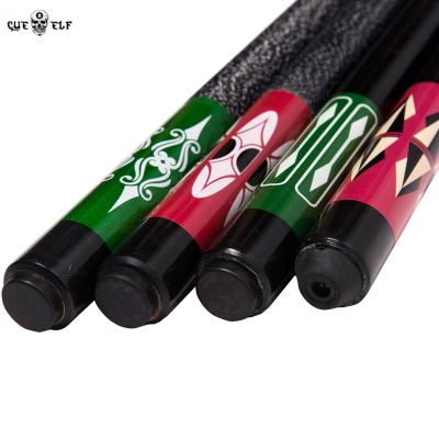 China Cueelf Price 1/2 Slot America Nine-Ball Arm Cue Modern Maple Wood Snooker Billiard Cue Stick for sale