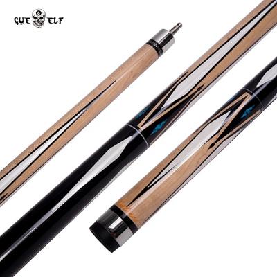 China Ash 58 Inch 2 Piece Maple Snooker Stick Billiard Cue 19 Ounce Wooden Pool Stick Gift for sale