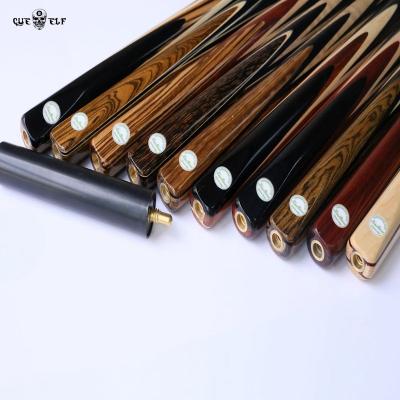 China Cueelf Chinese Factory 3/4 Or 1/2 Cueelf Handmade Wood Billiard Pool Cue And Common Maple Snooker Cue--008 for sale