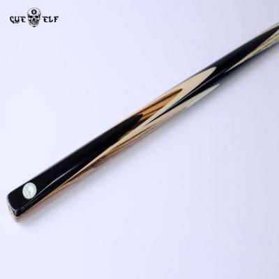 China Cueelf Modern Professional Ebony Wood With 8.5/10mm Cue Tip Size One Piece Handmade Billiard Cue Stick for sale