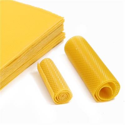 China Bee Farm Factory Directly Supply Bulk Bee Wax Sheets Pure Beeswax Base Making Sheets for sale