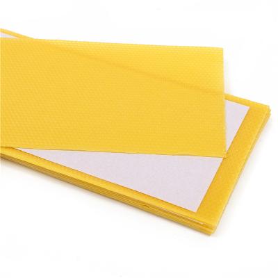 China Hot Selling Customizable Bee Farm Size Beekeeping Tools Bulk Natural Organic Bees Wax Base Natural Beeswax Sheets for sale