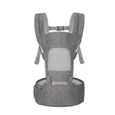 China 2022 China Becute New Organic Child Safety 360 Cotton Mesh Baby Breathable Ergonomic Soft Wrap Baby Carrier Hipseat for sale