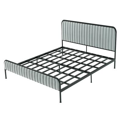 China Morden Style Modern Bedroom Cheap Dormitory Kids Furniture Single Metal Steel Bed for sale