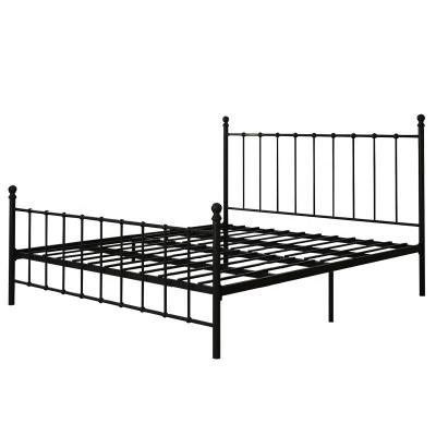 China Easy To Assemble Cheap Morden Style Bedroom Dormitory Kids Furniture Single Metal Steel Bed for sale