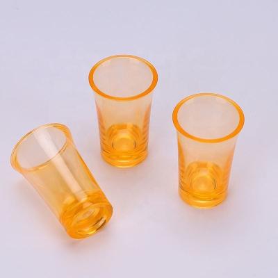 China New Fashion 60Ml Lanyard Shot Glass Packaging With Classic/Postmodern Plastic Low Price for sale