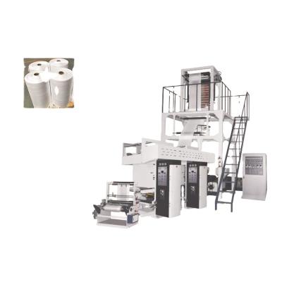 China Film Plastic PE,HDPE,LDPE,LIDPE Film Shopping Bag Film Blowing Machine With Gravure Printing Machine Line for sale