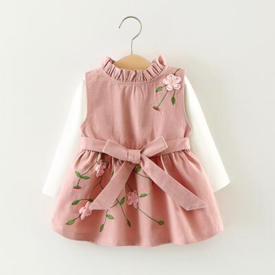 China 2020 viable children's spring and princess long-sleeved Dress Set Autumn Korean Girl's two-piece fashion baby girl's dress for sale