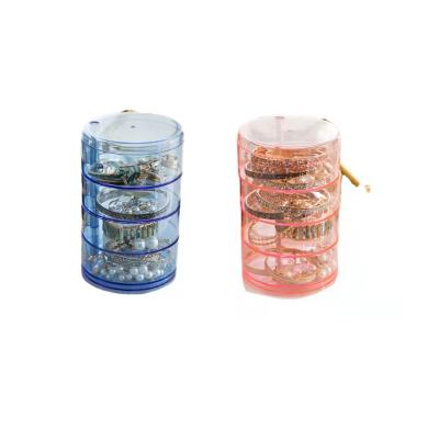 China Clear Cover Divider Bracelet Display Jewelry Storage Box Acrylic Plastic Organizer for sale