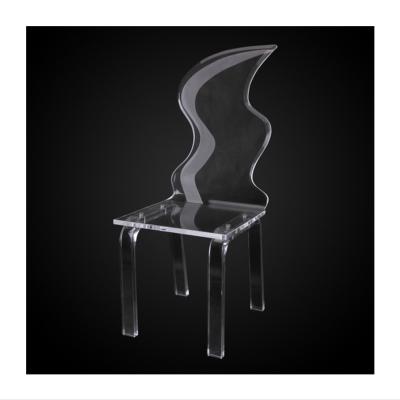 China Minimalist Lush Well Designed Clear Acrylic Wedding Chair for sale