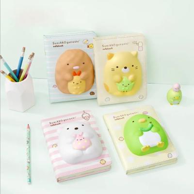 China Fat Novelty Animal Novelty Animal Novelty Novelty Novelty Animals Novelty Animal Hardcover Book Pu Rubbing Pen Soft Chubby Soft Decompression PU Hardcover Book PU Diary Diary Bouncing Notebook for sale