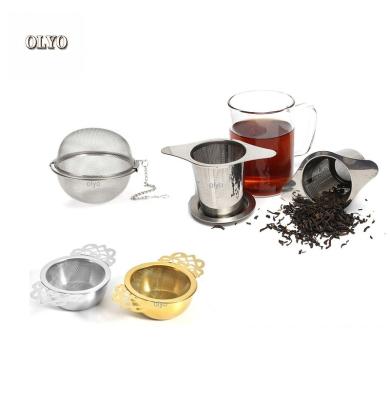 China Viable Wholesale Metal Fine Mesh Strainer/Strainer Stainless Steel Infuser For Loose Tea for sale