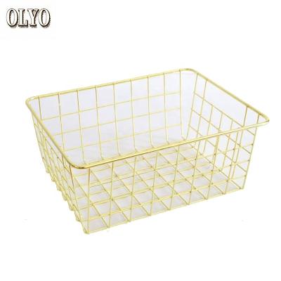 China Viable Wire Mesh Storage Hanging Gold Metal Sneakers for sale