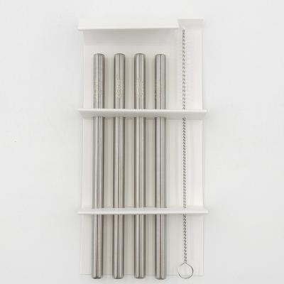 China Sustainable Reusable Bar Accessories Straw Stainless Steel Straw Set Drinking Straw for sale