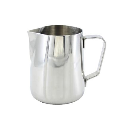 China Viable Stainless Steel Latte Maker Foaming Steaming Coffee Milk Pitcher With Latte Pen Coffee Stencils for sale