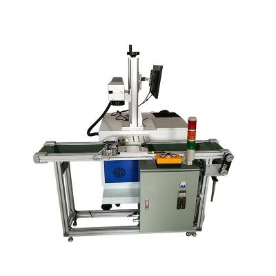 China Laser Metal Marking Equipment Logo Engraving Full Automatic Auto Focus 20W 30w Price Laser Marking Machine for sale