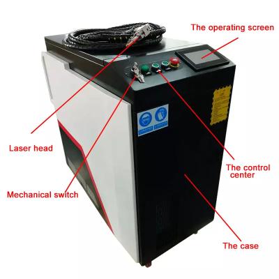 China Handheld Metallurgy Letter 500w 1000w 1500w 2000w Fiber Laser Welding Portable Fiber Optic Machine for sale