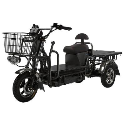 China Wholesale China Factory Cargo Scooter 1500W 2 Wheel High Quality Takeaway Steel Three Seat Electric Tricycle for sale