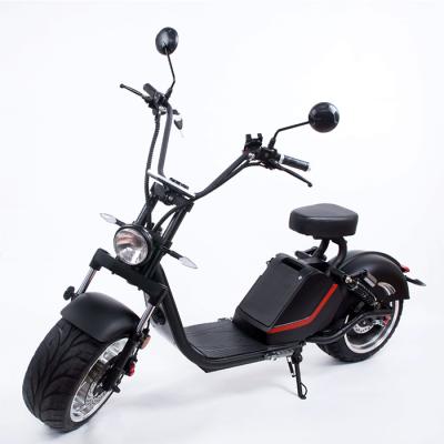 China Cheap price citycoco 1000w 12Ah steel battery 2 removable wheel electric scooter for sale