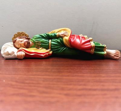 China DIY TOY Catholic Sleeping Saint Joseph Resin Religious Statues for sale