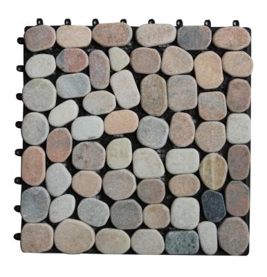 China Modern Exterior Deck Tiles Interlocking Stone Tiles Easy To Install for sale