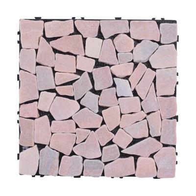 China Contemporary Pink Stone Deck Tiles - 11 Garden Winds Box for sale