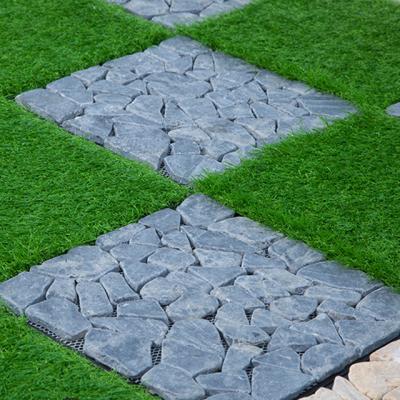 China UV-Resistant Garden Used Interlocking Stone Floor Tiles For Sale for sale