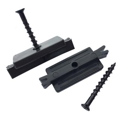 China Outdoor durable cheap price wpc composite wood plastic decking deck flooring clips for sale