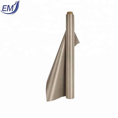 China RF Faraday Radiation Resistant Fabric Nickel Electron Conductive Fabric EMF Shield Copper Fabric For Wallets Lining for sale