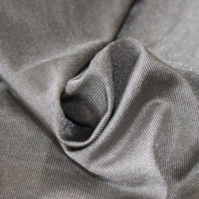 China Stretch Knitted Elastic Anti Radiation Fabric Conductive Silver EMF Shield Fiber Cloth for sale