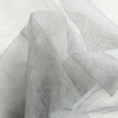 China Kunshan Factory Anti-bacteria Radiation Resistant Fabric For Faraday Cage EMI Shielding Anti Radiation Fabric For Faraday Canopy Silver Fiber Fabric for sale